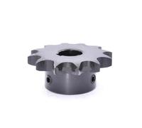 Piñón de cadena de rodillos de acero 45 | 08B 10-20 Dientes 45 Acero 25-40 mm Orificio Chavetero: Transmisión Industrial Mecánica(18 Teeth,30mm (keyway 8mm))