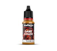 PINTURA ACRILICA DE COLOR BRONCEADO EN BOTE DE 17 ML PINTURA MODELO GAME COLOR