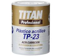 Titan Pintura acrílica T-3 para paredes y techos blanco mate 1 l