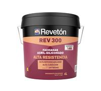 Pintura blanca de fachadas 4l revetón