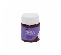 Pintura cristal al agua ca-03 rojo 25ml la pajarita para superficies n