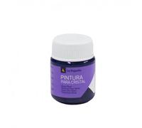 Pintura cristal al agua ca-08 negro 25ml la pajarita para superficies