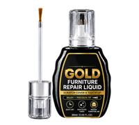 Pintura de retoque dorada: líquido brillante para restauración de muebles,
