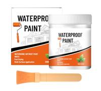 Pintura De Uso Exterior Para Metal,Recubrimiento Antioxidante Impermeable Barandillas 300 g - con brocha, pintura de puertas metálicas | para exterior, barandillas, cancelas, vallas, muebles y buzones