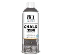 Pinty Plus Pintura a la tiza en aerosol CK799 Base al agua 400 ml Negro plomo