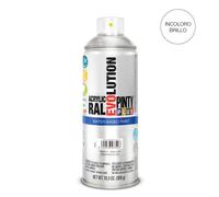 PINTY PLUS Pintura en Spray Evolution Water Based 520cc Gloss Varnish