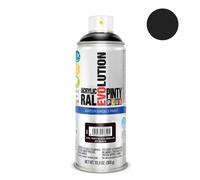 Pintura en spray pintyplus evolution water-based 520cc ral 9005 negro