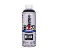 Pinty Plus Pintura en spray Evolution Base agua 520 cc RAL 9005 Negro intenso