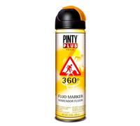 Pinty Plus – Pintura en spray – PINTYPLUS TECH 650 – Marcador 360º – Naranja T143