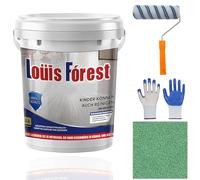 Pintura epoxi de color arena para pisos, pintura epoxi Louis Forest Fl-oor Pa-int, pintura de piso epoxi para hormigón, efecto mármol de alto brillo, revestimiento de pisos Epo-xy, garaje Fl-oor