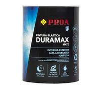 Pintura Interior/Exterior Mate Antimoho DURAMAX. Excelente pintura lavable. PROA.