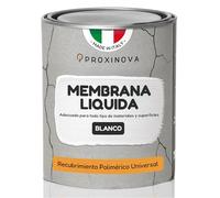 Pintura líquida Impermeabilizante Blanca 750 ml PROXINOVA - Para Terrazas, Muros y Techos, Membrana Líquida Impermeabilizante Antihumedad, de Alta Resistencia, Revestimiento Impermeable Duradero