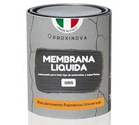 Pintura líquida Impermeabilizante Gris 750 ml PROXINOVA - Para Terrazas, Muros y Techos, Membrana Líquida Impermeabilizante Antihumedad, de Alta Resistencia, Revestimiento Impermeable Duradero