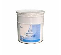 Pintura para piscinas de poliéster. Esmalte de poliuretano alifático brillante de dos componentes. Envase de 5 litros (4 litros base y 1 litro catalizador) - NOVAPÍN (Blanco)