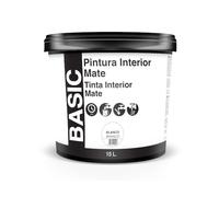 Pintura plástica blanca mate 15 l