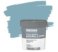 Pintura plástica interior gris azulado restora 4l