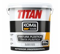 Pintura plástica Koma Tools Titan Blanco 20 kg - Marca: Koma Tools - EAN: 8425998253016
