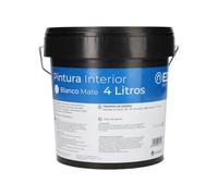 . PINTURA PLASTICA MATE INTERIOR BLANCA 4L EDM