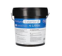 EDM Pintura plástica mate interior/exterior blanca 4 L