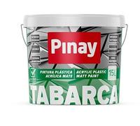 PINTURA PLASTICA TABARCA - en base agua formulada a partir de resinas acrílicas, gran opacidad y buen rendimiento (15 L, BLANCO)