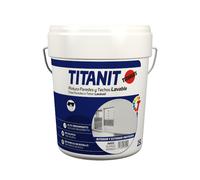 Pintura plástica titanit blanca mate 15 l