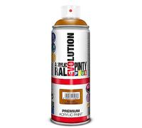 Pintura spray Acrílica Brillo PINTYPLUS EVOLUTION 520cc Ochre brown Ral 8001