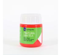 Pintura Tela LA PAJARITA Bote 25 ml. T-06 Escarlata