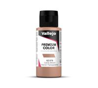 Pintura Vallejo Premium Color 60 ml, color Candy Brown