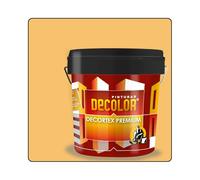 PINTURAS DECOLOR DECORTEX LISO PREMIUM - Pintura revestimiento impermeabilizante para fachadas. (14 litros). OCRE