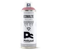 PINTUSOL Esmalte Brillante Rosa Claro en Spray RAL3015, Acabado Brillo, Resistencia UV Alta Opacidad, Fácil Aplicación Multisuperficie Madera Metal Plástico, Pintura Profesional Espray 400ml