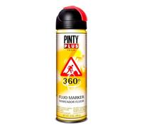 Pinty Plus Pintura spray marcador 250, fluor 650 cc Rojo