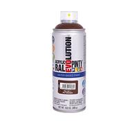 Pinty Plus Pintura en spray 95892 Evolution base agua 520 cc Pardo Nuez RAL 8011 65 mm