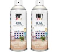 PINTY PLUS HOME PINTURA EN SPRAY 520CC WHITE LINEN HM113 (Paquete de 2)