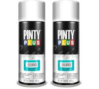 PINTY PLUS Pintura en spray BASIC 520cc Azul Celeste B121 (Paquete de 2)