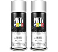 PINTY PLUS Pintura en spray BASIC 520cc Blanco Mate 9010 (Paquete de 2)
