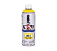Pinty Plus Pintura en spray Evolution 95877 base agua 520 cc Amarillo Colza RAL 1021