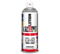 Pinty Plus Pintura spray acrílica Evolution 598 Brillo 520cc White Aluminium (Plata RAL 9006)