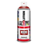 PINTYPLUS EVOLUTION 629 Pintura Spray Acrílica Brillo 520cc Ruby Red, ROJO RAL 3003, Estándar