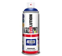 PINTYPLUS EVOLUTION Azul Pintura spray Acrílica Brillo 520cc Ultramarie Blue Ral 5002, 300 g (Paquete de 1), 400
