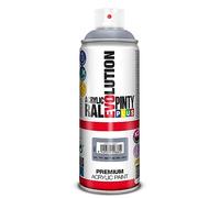 PINTYPLUS Pintura en spray Acrilica Mate EVOLUTION spray 520cc Matt Silver Grey RAL 7001