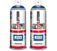 PINTYPLUS PINTURA EN SPRAY EVOLUTION 520CC RAL 5010 AZUL GENZIANA (Paquete de 2)