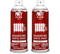 PINTYPLUS tech - Pintura en Spray para Radiadores520cc, Blanco (Paquete de 2)