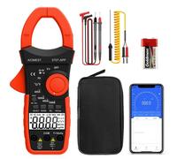 Pinza amperimétrica 0-1000 A AC/DC, True-RMS, 4000 conteos, autoajuste