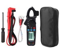Pinza amperimétrica AC/DC, medición True RMS, 6000 conteos, 1 mA, categoría CAT III, 300V