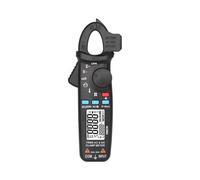 Pinza amperimétrica digital, ACM91 Medidor De Pinza Digital 1mA Amperímetro Precisión DC AC 100A Multímetro Profesional Probador Coche(ACM91Black and T1101)
