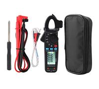 Pinza amperimétrica digital de corriente CA-CC - 100 A 6000 cuentas Voltaje de baja impedancia Lectura de 1 mA Multímetro de rango automático Probador con temperatura, verdadero valor eficaz