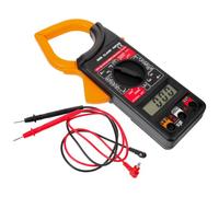 Pinza Amperimétrica Digital Dt266 para Corriente y Voltaje Ac | Rango 200a a 1000a, Resistencia 200ω a 2000mω, Botones Intuitivos, Portátil, ABS