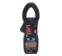 Pinza amperimétrica Digital Probador de Voltaje AC-DC preciso sin Contacto Almacenamiento automático de Datos en Espera para Resistencia Negro