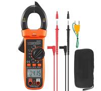 Pinza amperimétrica digital T-RMS 400A/600A Pinza multímetro probador, corriente CA AC/CC resistencia de voltaje W/NCV for electrodomésticos(600A 4000 Counts)