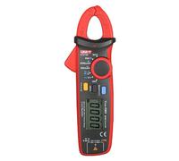 Pinza amperimétrica mini de 60A, con medición True RMS, pantalla LCD retroiluminada, compensación de factor de forma de onda (VFC) y medición de corriente cero